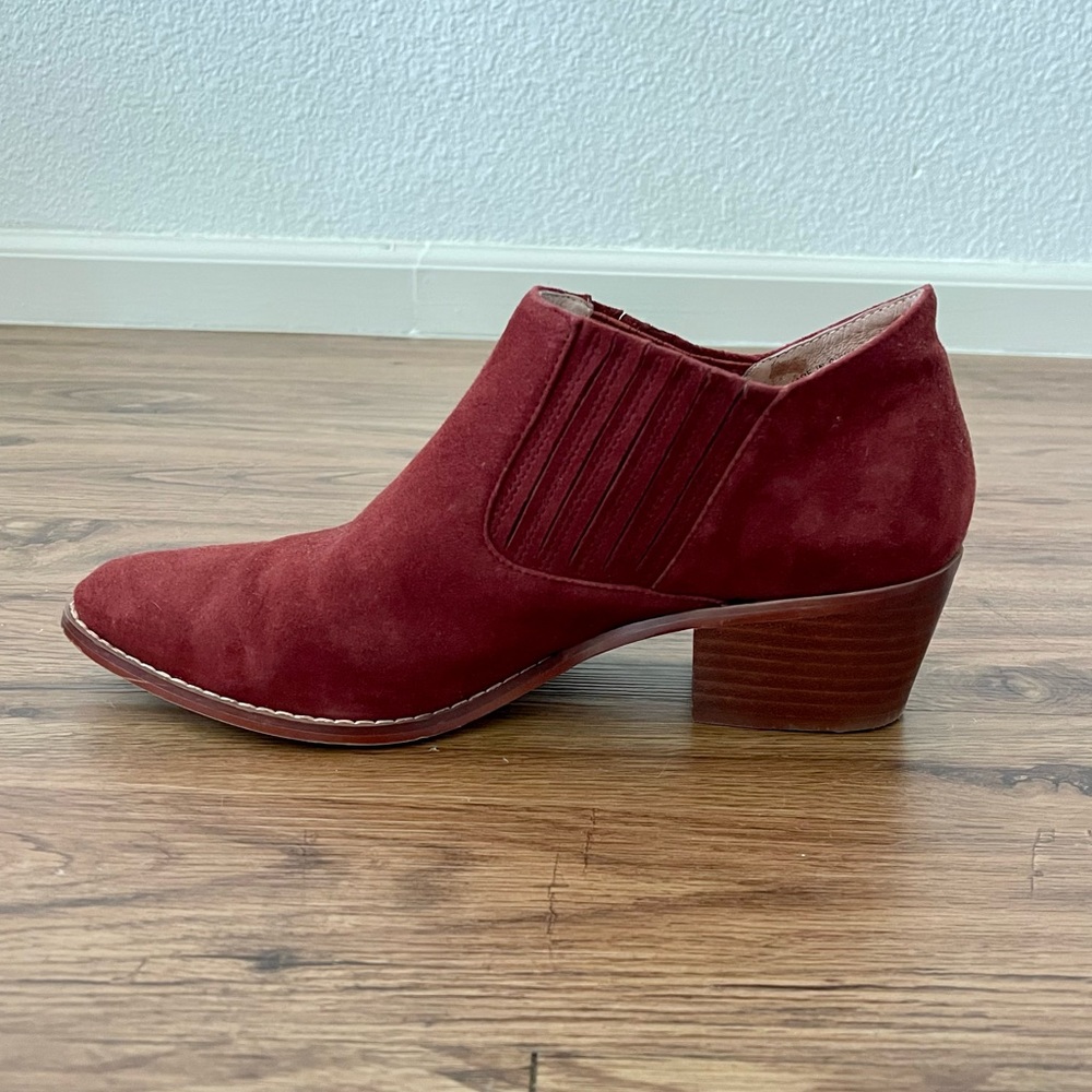 Anthro Suede Booties